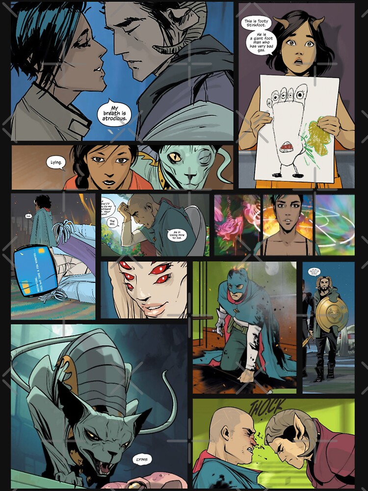 "Saga Image Comics Panel Design " Tshirt for Sale by zeyd99 Redbubble saga tshirts