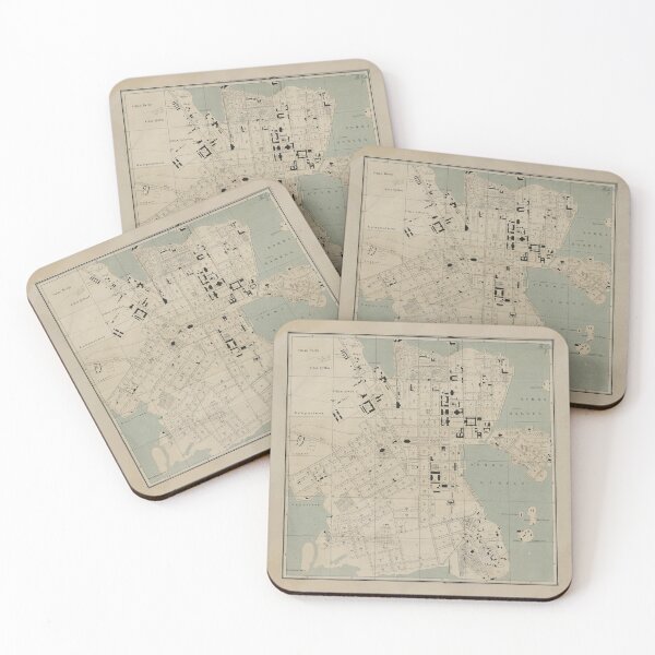 Item preview, Vintage Map of Helsinki Finland (1860) designed and sold by BravuraMedia.