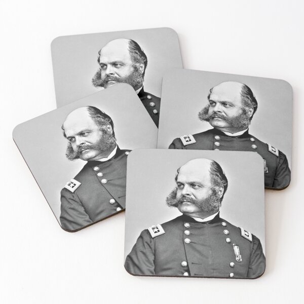Item preview, Ambrose Burnside Signature Portrait designed and sold by stayfree101.