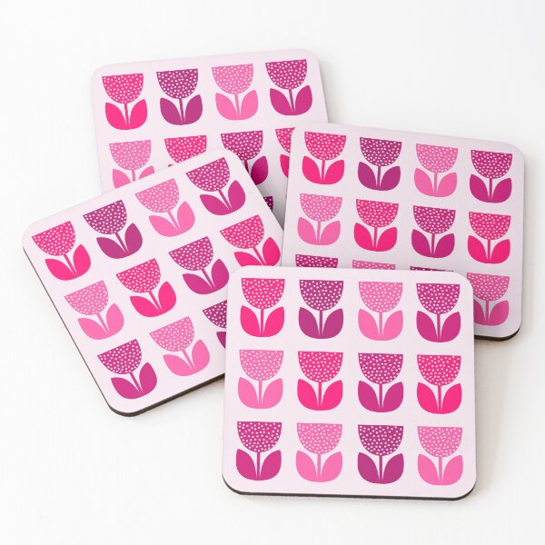Item preview, Geometric Pattern: Poppy: Light Pink designed and sold by Red Wolf.