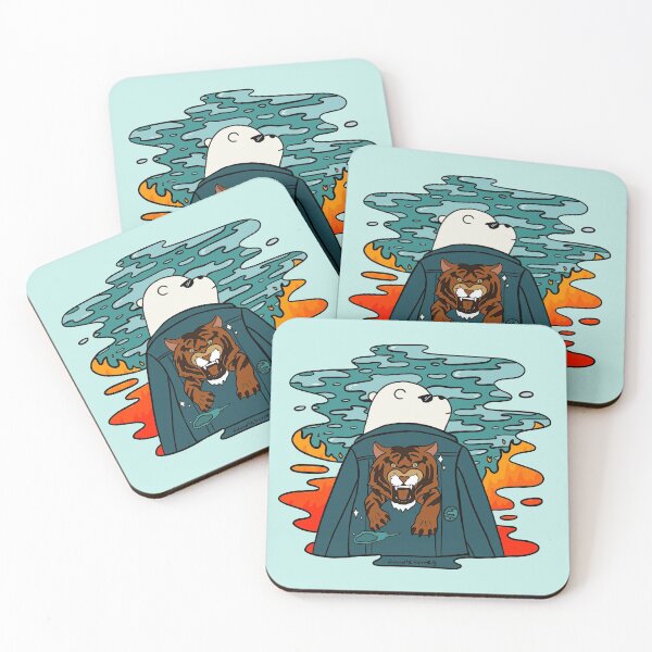Item preview, Ice Bear in the Jacket designed and sold by doodlebymeg.