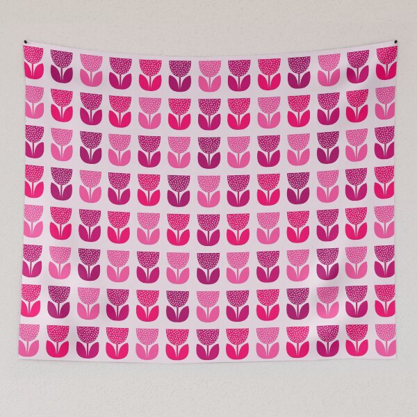 Item preview, Geometric Pattern: Poppy: Light Pink designed and sold by Red Wolf.