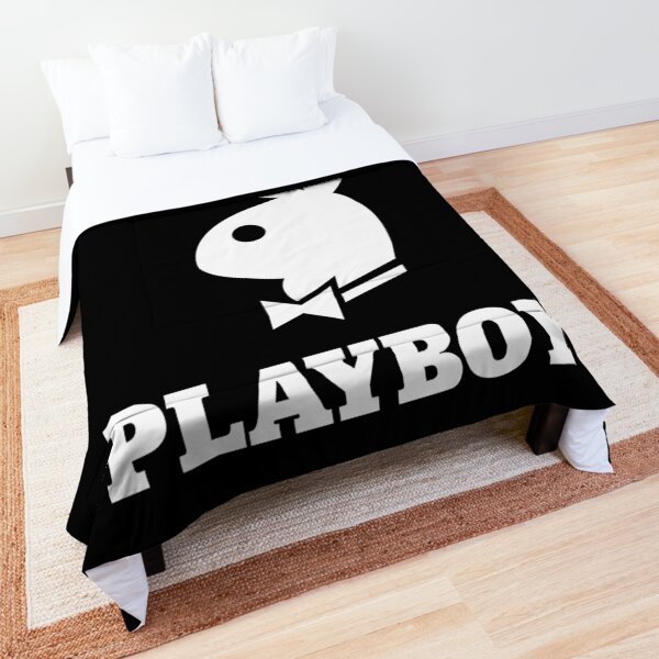 Playboy Bunny White Comforter