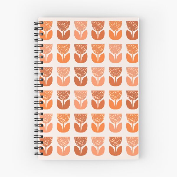Item preview, Geometric Pattern: Poppy: Light Orange designed and sold by Red Wolf.