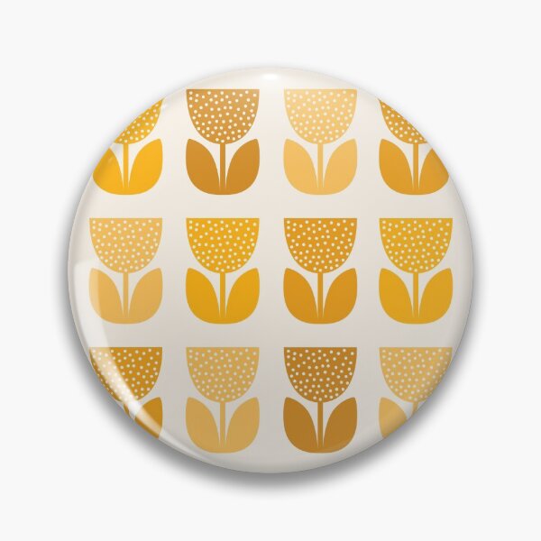 Item preview, Geometric Pattern: Poppy: Light Yellow designed and sold by Red Wolf.