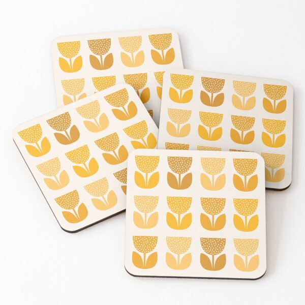 Item preview, Geometric Pattern: Poppy: Light Yellow designed and sold by Red Wolf.