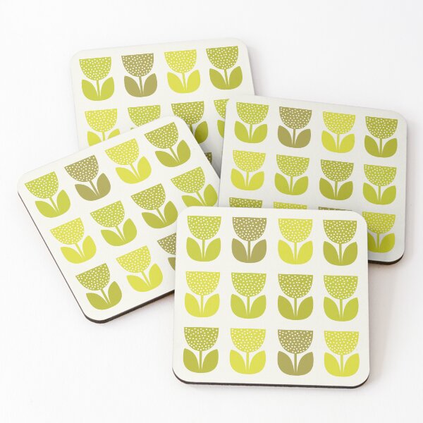 Item preview, Geometric Pattern: Poppy: Light Green designed and sold by Red Wolf.