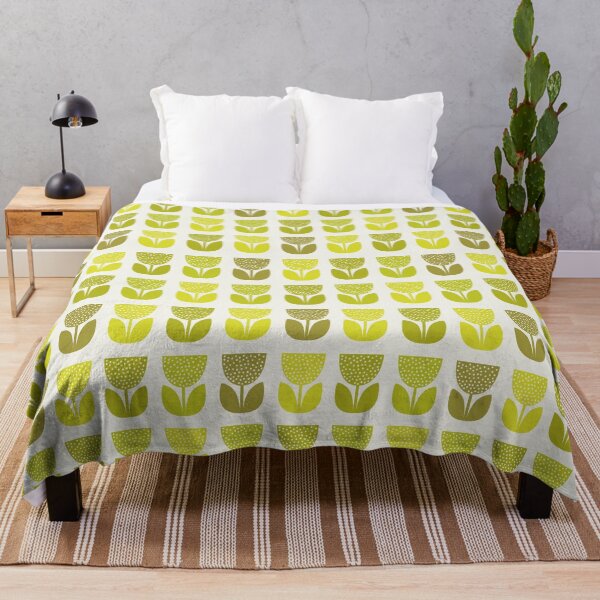 Item preview, Geometric Pattern: Poppy: Light Green designed and sold by Red Wolf.