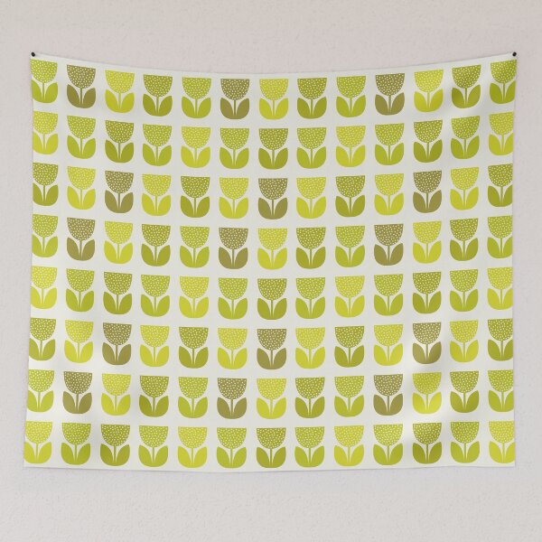Item preview, Geometric Pattern: Poppy: Light Green designed and sold by Red Wolf.