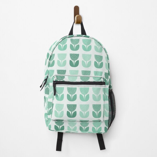 Item preview, Geometric Pattern: Poppy: Light Blue designed and sold by Red Wolf.