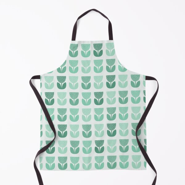 Item preview, Geometric Pattern: Poppy: Light Blue designed and sold by Red Wolf.