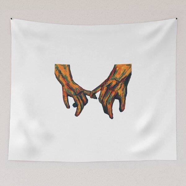 Item preview, Holding Hands Painting designed and sold by dontflashtash.