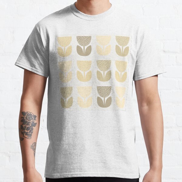Geometric Pattern: Poppy: Light Brown Classic T-Shirt
