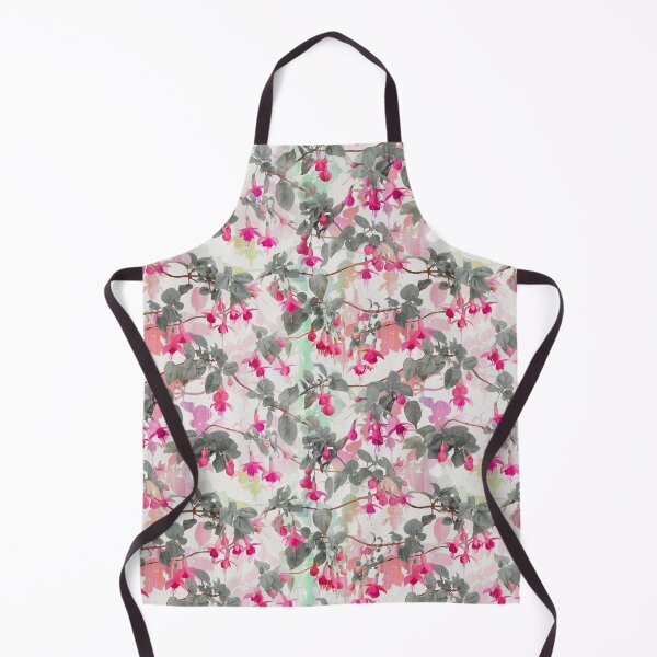 Item preview, Rainbow Fuchsia Floral Pattern - with grey designed and sold by micklyn.