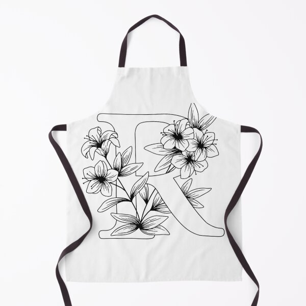 Item preview, Floral letter R designed and sold by Artsy Corner.