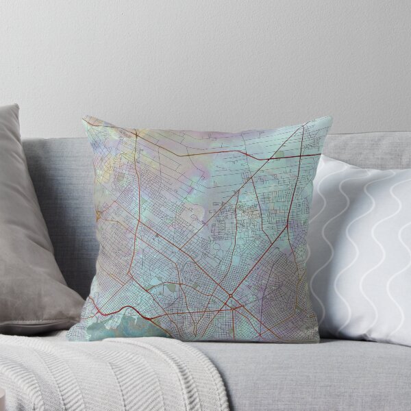 Item preview, Montevideo Uruguay Street Map Urban designed and sold by IvonDesign.