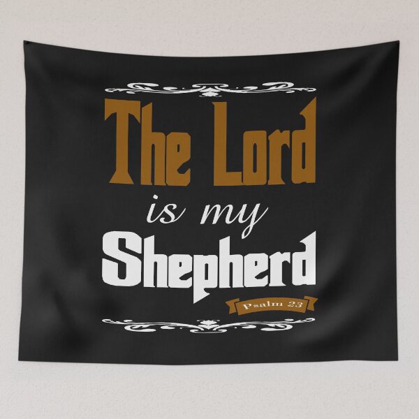 Item preview, Psalm 23, The Lord Is My Shepherd Christian Gift  designed and sold by dara4uall.