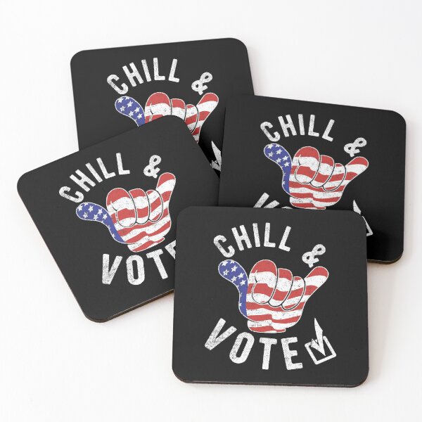 Item preview, 2020 Election, Chill & Vote Shaka Flag Hand Voting designed and sold by T-minus.