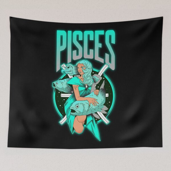 Item preview, Pisces Horoscope Sign Design designed and sold by Paula Helit.