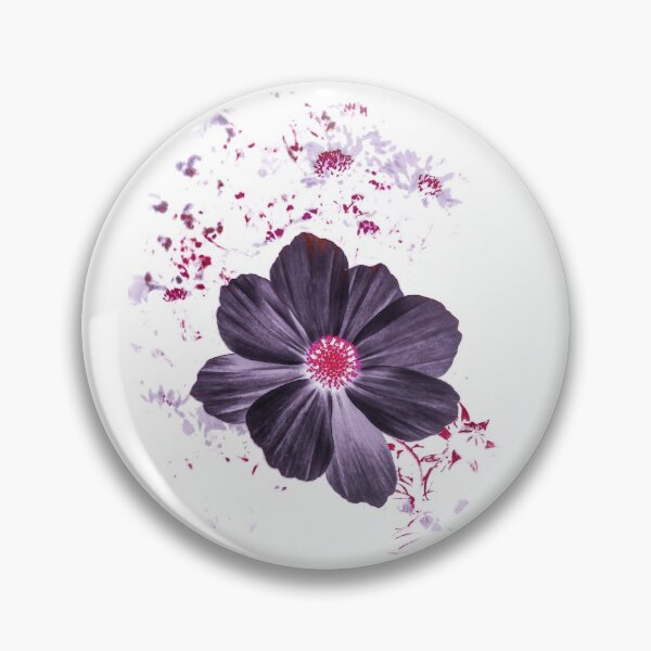 Item preview, Aubergine Coloured Flower designed and sold by Capuletdesigns.