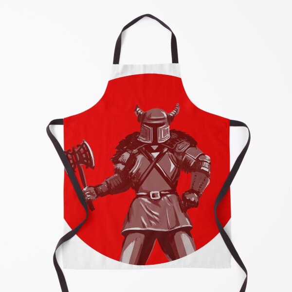 Item preview, Viking silhouette with axe with red circle background designed and sold by Maks08.