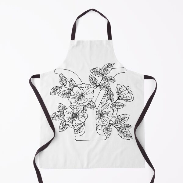 Item preview, Floral letter Y designed and sold by Artsy Corner.