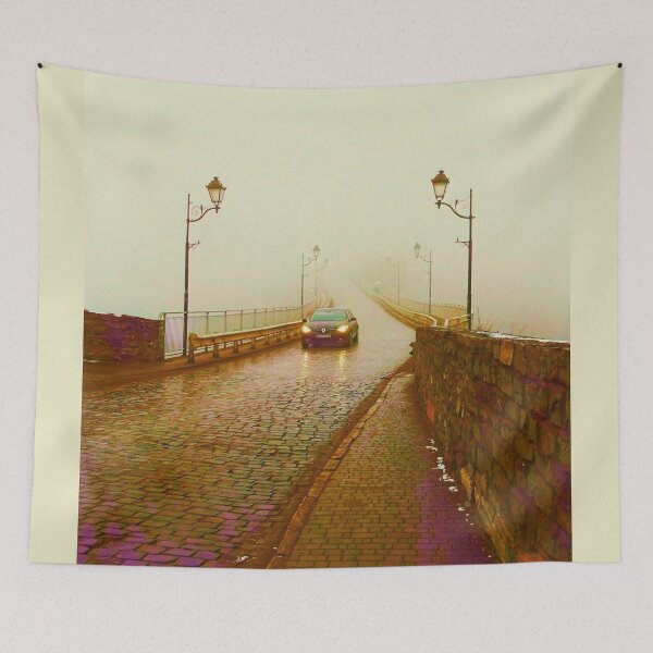 Item preview, Misty bridge leading to nowhere designed and sold by helenkaiy.