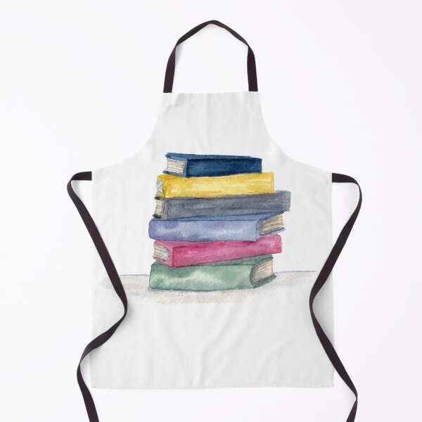 Item preview, Watercolor Stack of Books designed and sold by Harpley Design Studio.
