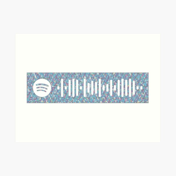 Dancing Queen by Meryl Streep from Mamma Mia Soundtrack Stained Glass Spotify Code Art Print