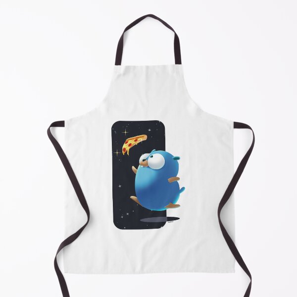 Golang Gopher Go Pizza Apron