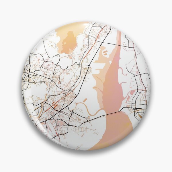 Item preview, Mumbai India Street Map Color designed and sold by IvonDesign.