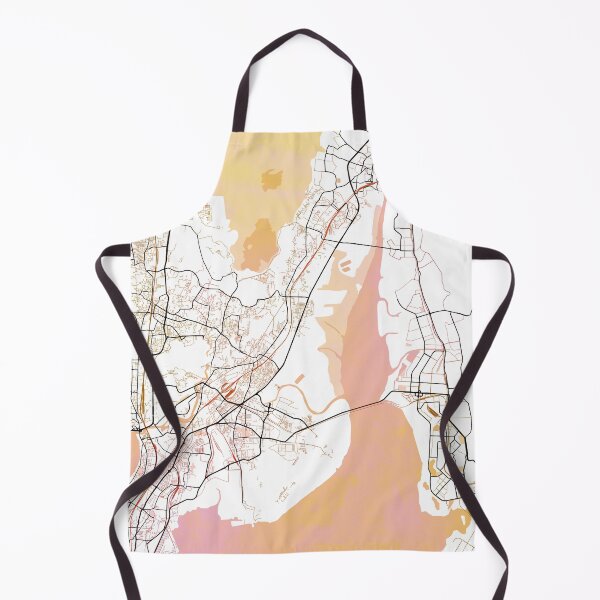 Item preview, Mumbai India Street Map Color designed and sold by IvonDesign.