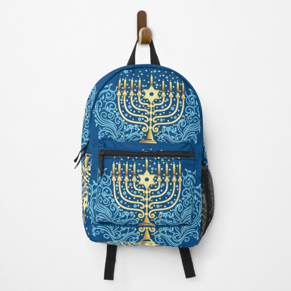 Item preview, Golden menorah for Hanukkah designed and sold by AnnArtshock.