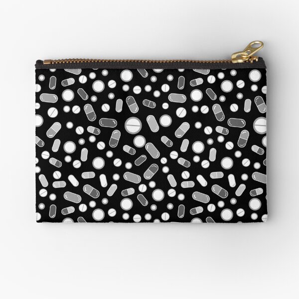 Item preview, Black and white pills and capsules, medicine pattern designed and sold by natalyon.