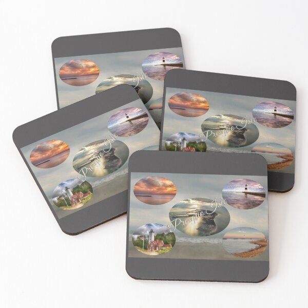 Explore Presque Isle State Park - Erie, PA Coasters (Set of 4)