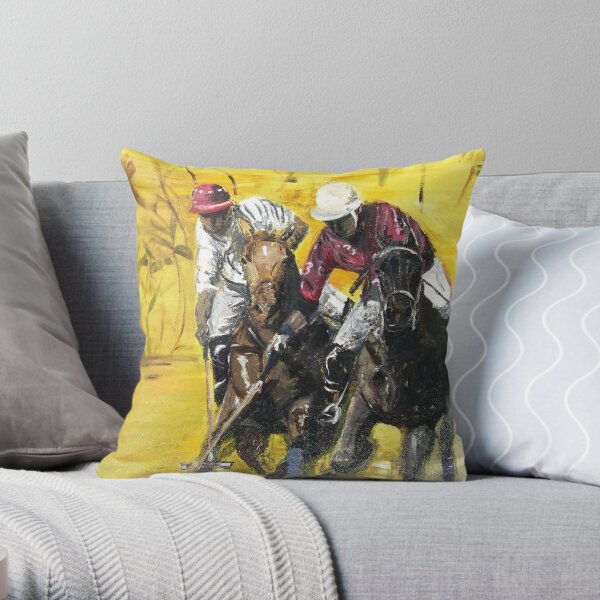 Polo Cup Throw Pillow