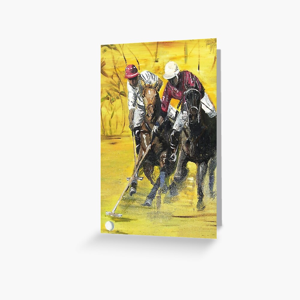 Polo Cup Greeting Card