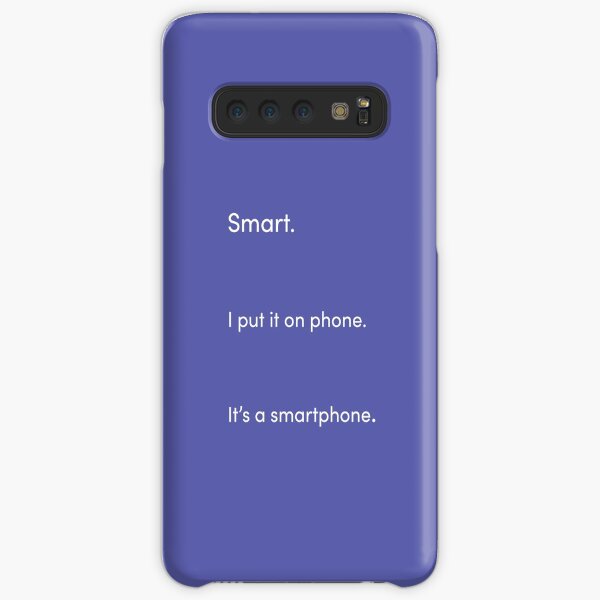 TikTok Smartphone Pun White and Purple Samsung Galaxy Snap Case