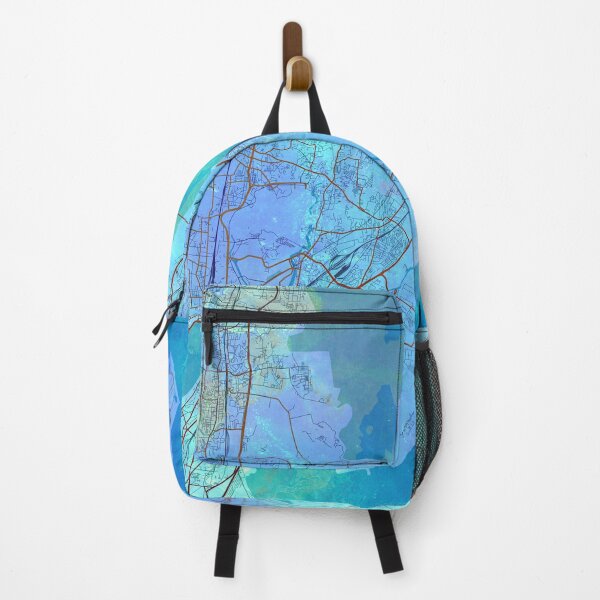 Item preview, Mumbai India Street Map Blue Lagoon designed and sold by IvonDesign.