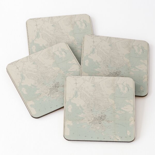 Item preview, Vintage Helsinki Finland Map (1869) designed and sold by BravuraMedia.