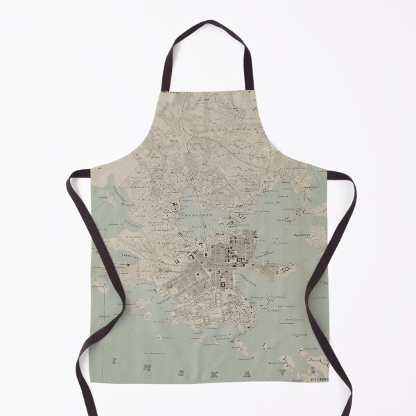 Item preview, Vintage Helsinki Finland Map (1869) designed and sold by BravuraMedia.