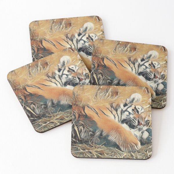 Item preview, Tiny Tiger Napping designed and sold by ReneeKennedy.