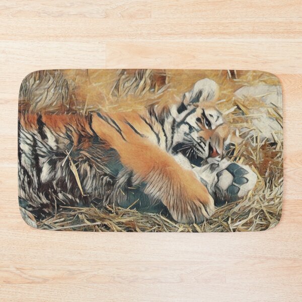 Item preview, Tiny Tiger Napping designed and sold by ReneeKennedy.