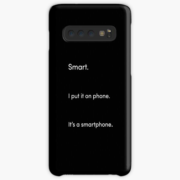 TikTok Smartphone Pun White and Black Samsung Galaxy Snap Case