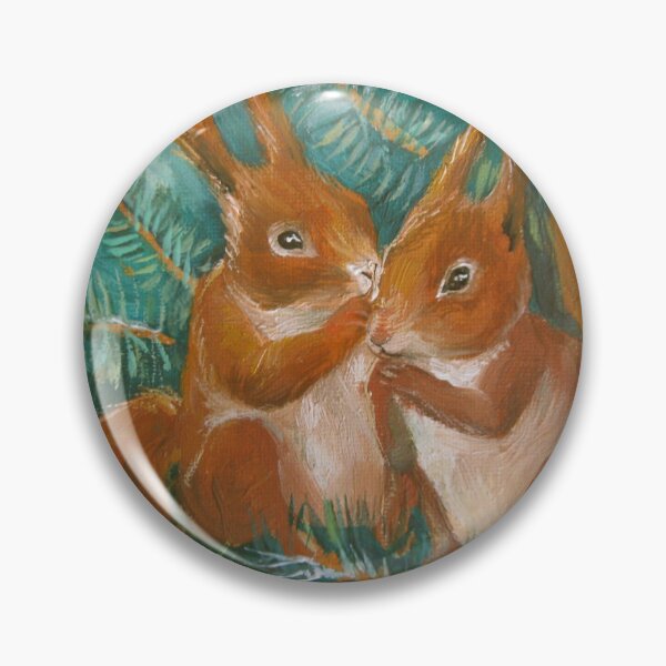 Item preview, Squirrels in love oil painting designed and sold by Redilion.