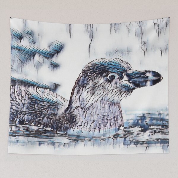 Item preview, Swimming Penguin designed and sold by ReneeKennedy.