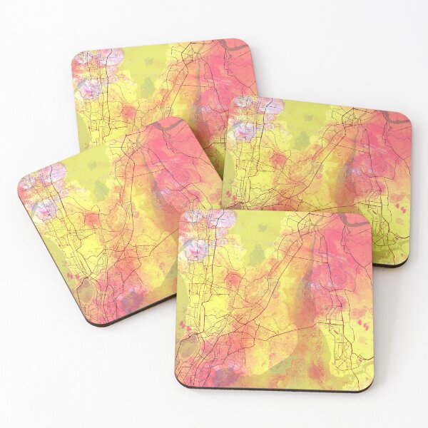 Item preview, Mumbai India Street Map Magma Eruption designed and sold by IvonDesign.