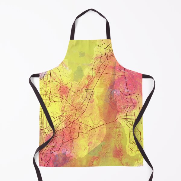 Item preview, Mumbai India Street Map Magma Eruption designed and sold by IvonDesign.