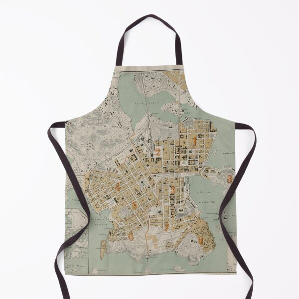 Item preview, Vintage Helsinki Finland Map (1893) designed and sold by BravuraMedia.