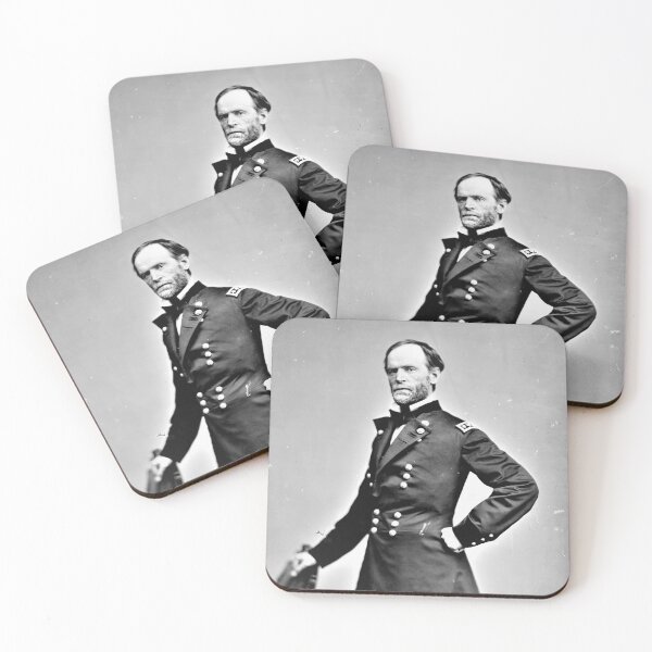 Item preview, William T Sherman Signature Portrait designed and sold by stayfree101.